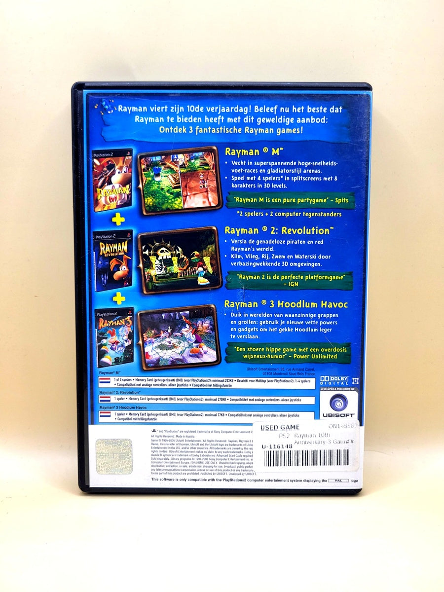 Rayman 10th Anniversary Limited Edition - PlayStation 2 - PS2