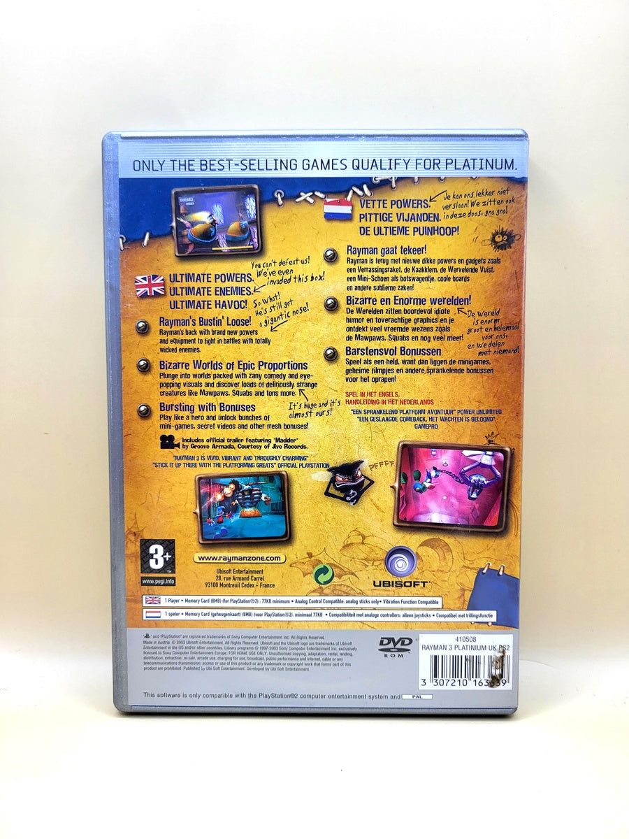 Rayman 3 Hoodlum Havoc Platinum - PlayStation 2 - PS2