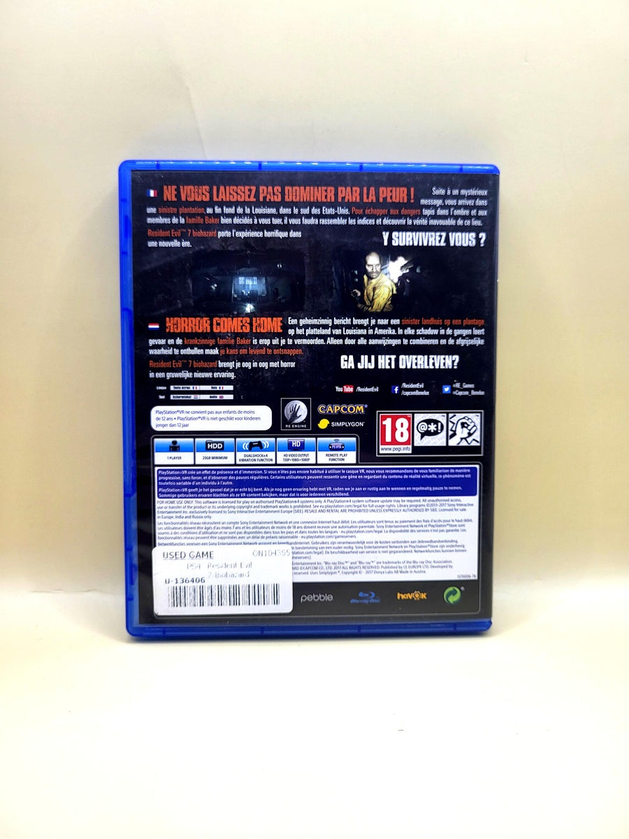Resident Evil 7 Biohazard - PlayStation 4 - PS4
