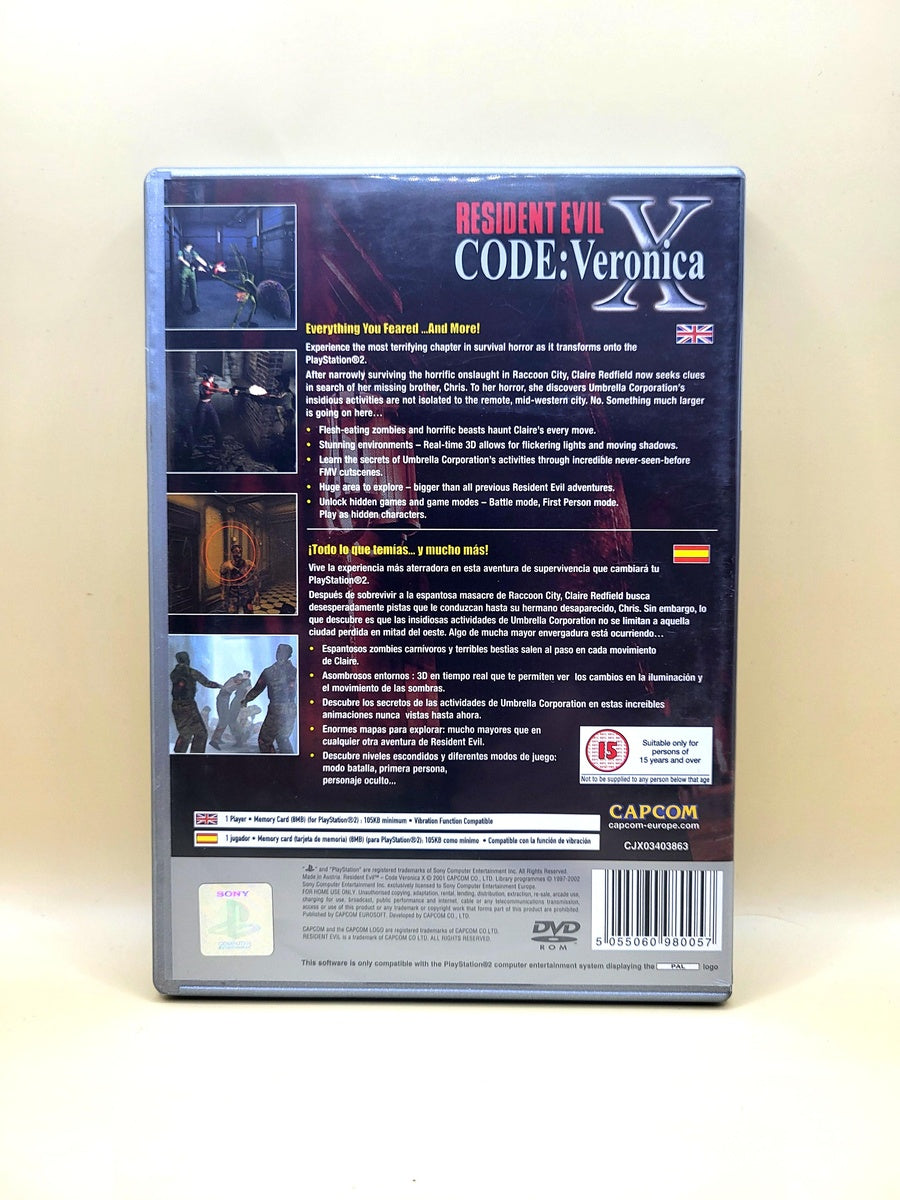 Resident Evil Code Veronica X Platinum - PlayStation 2 - PS2