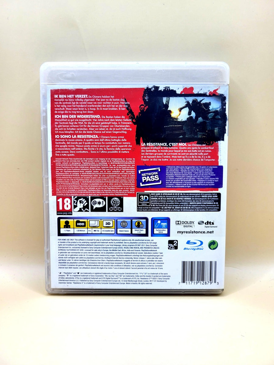 Resistance 3 - PlayStation 3 - PS3