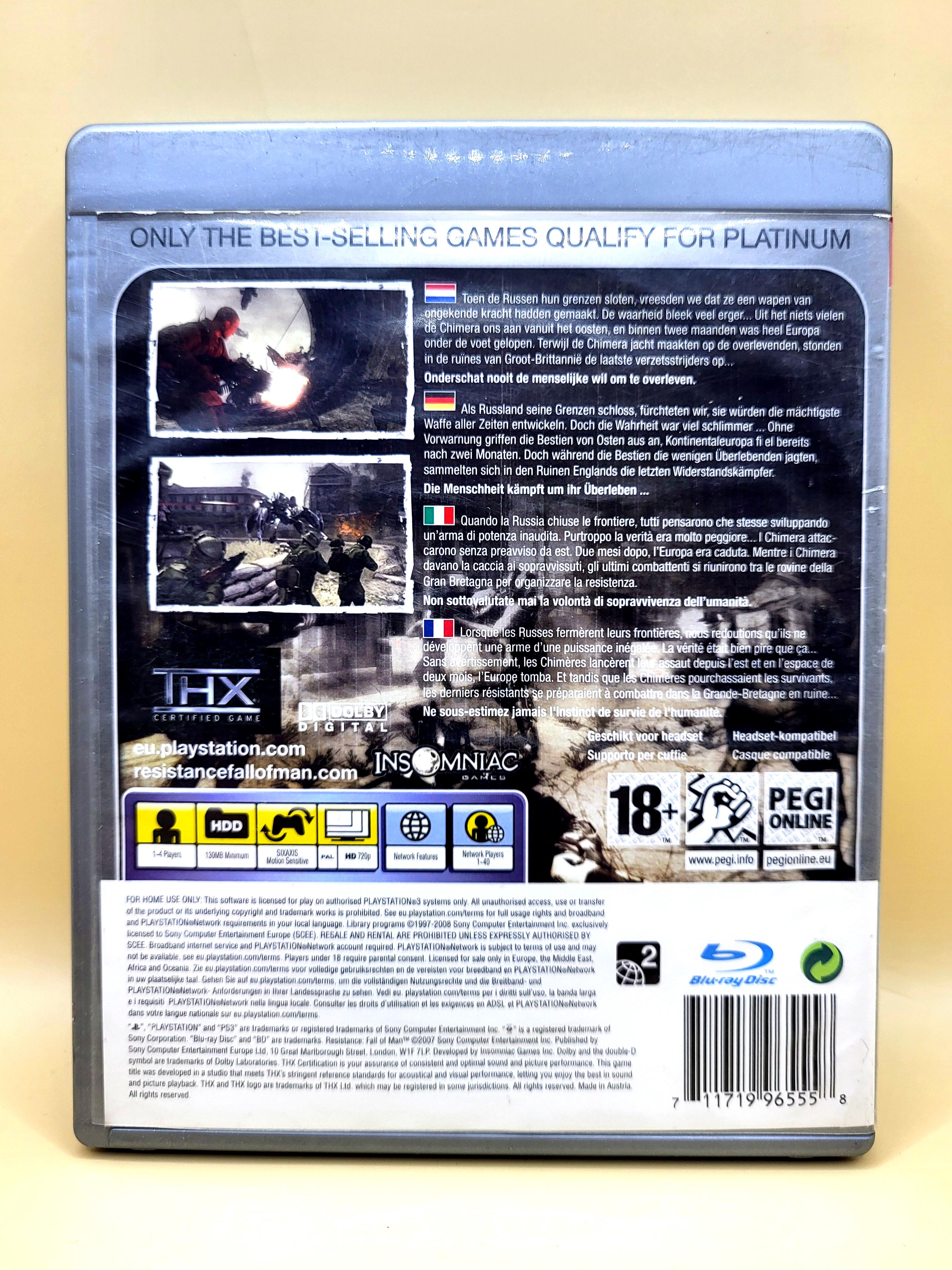 Resistance Fall of Man Platinum - PlayStation 3 - PS3