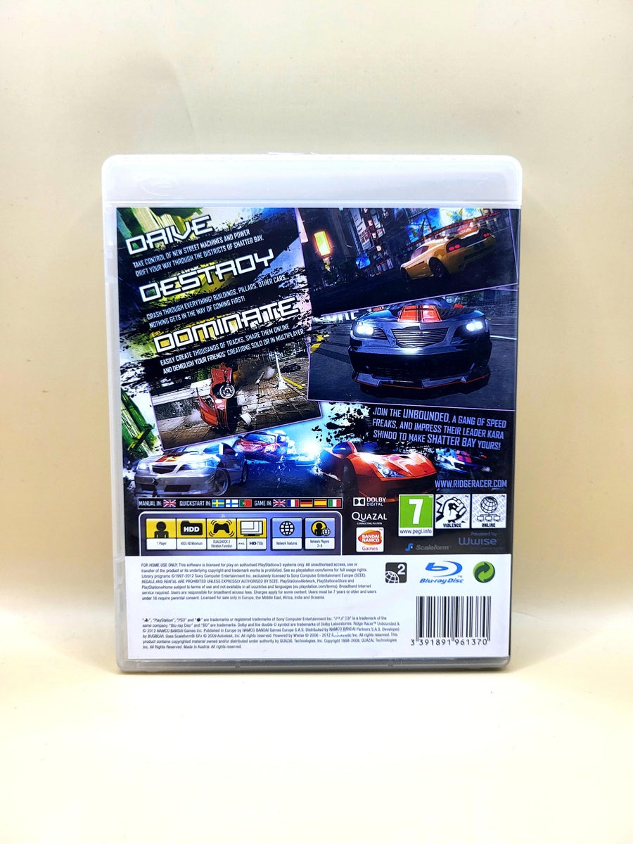Ridge Racer Unbounded Limited Edition - PlayStation 3 - PS3
