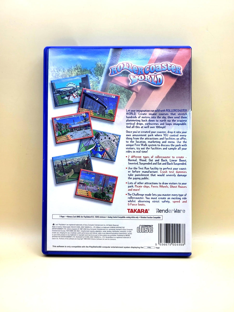 Rollercoaster World - PlayStation 2 - PS2