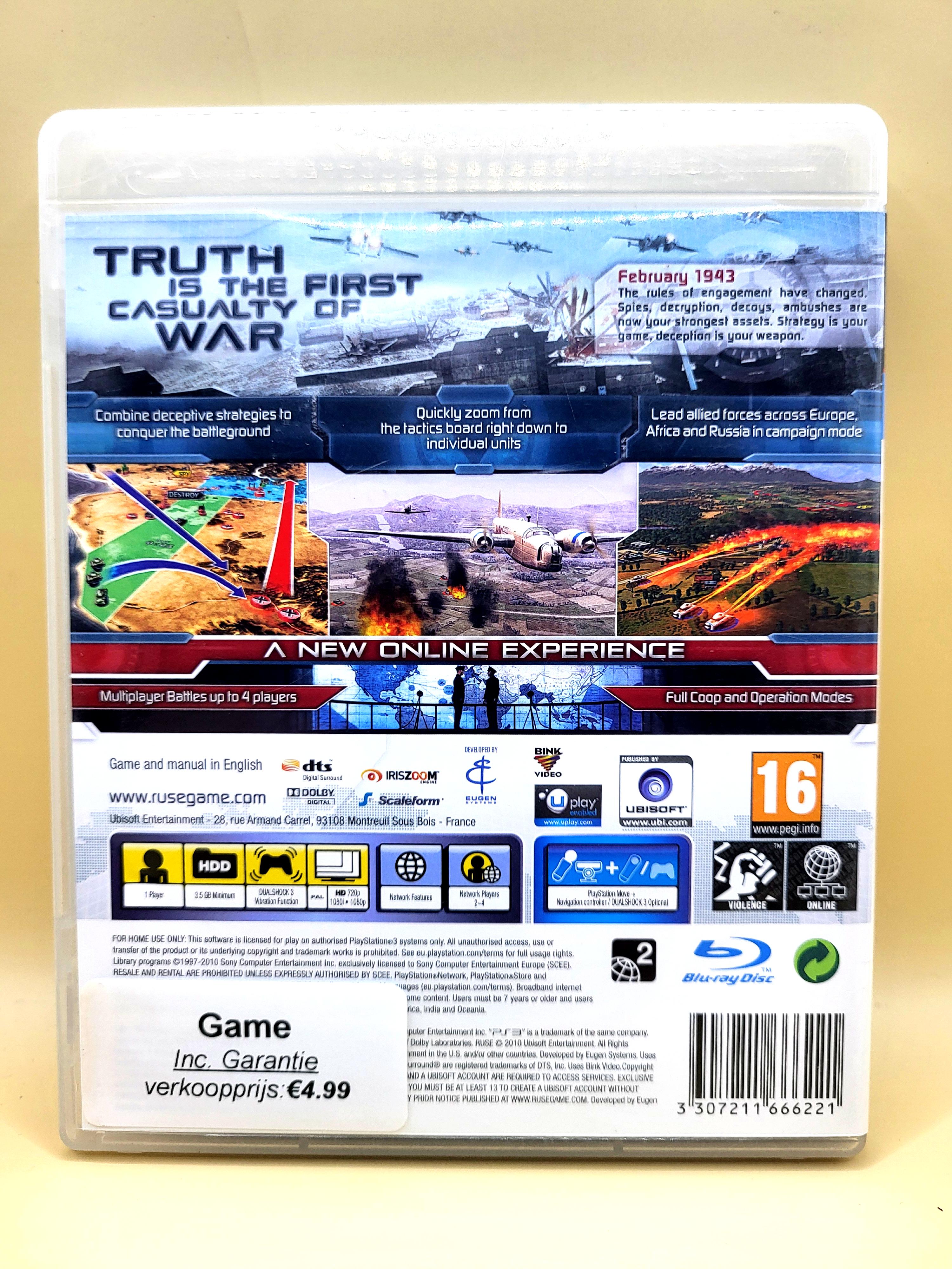 Ruse Don't Believe What You See - PlayStation 3 - PS3
