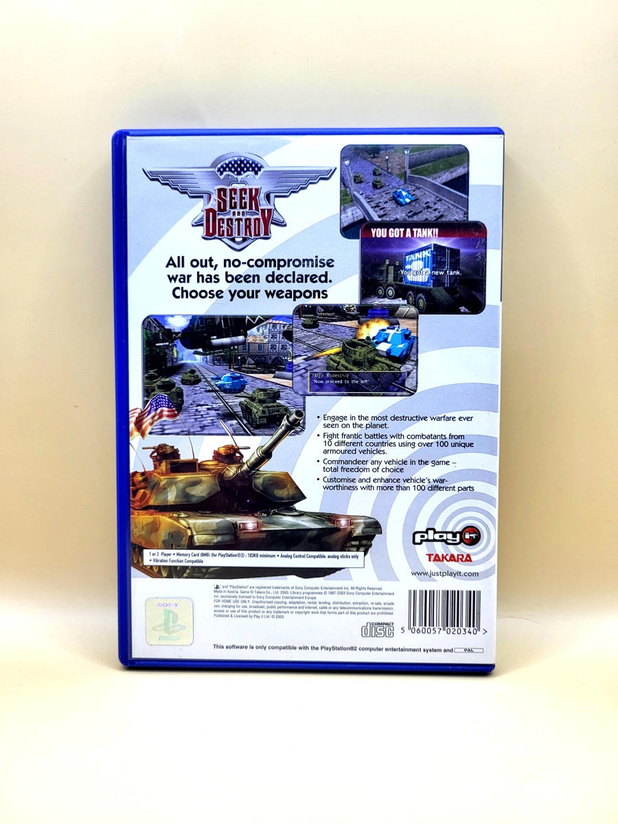 Seek And Destroy - PlayStation 2 - PS2