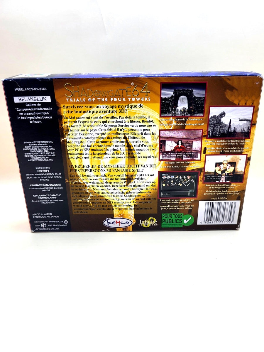 Shadowgate 64 Trials Of The Four Towers Compleet - Nintendo 64 - N64
