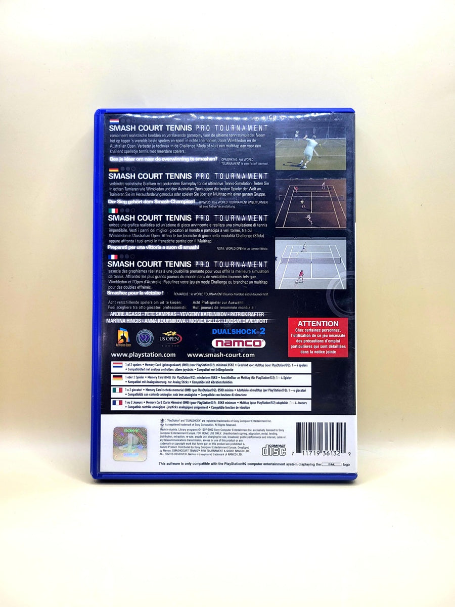 Smash Court Tennis Pro Tournament - PlayStation 2 - PS2