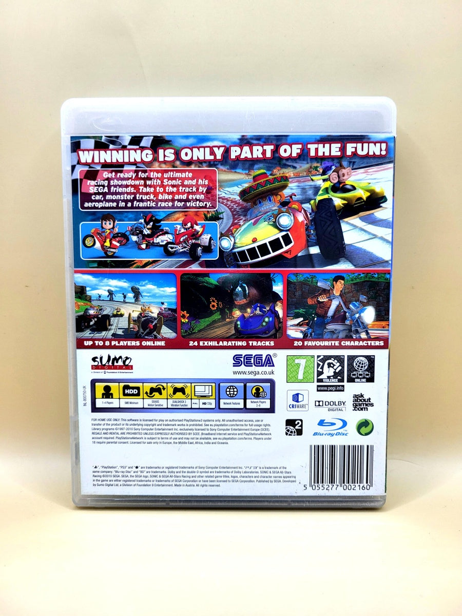 Sonic and Sega All Stars Racing - PlayStation 3 - PS3