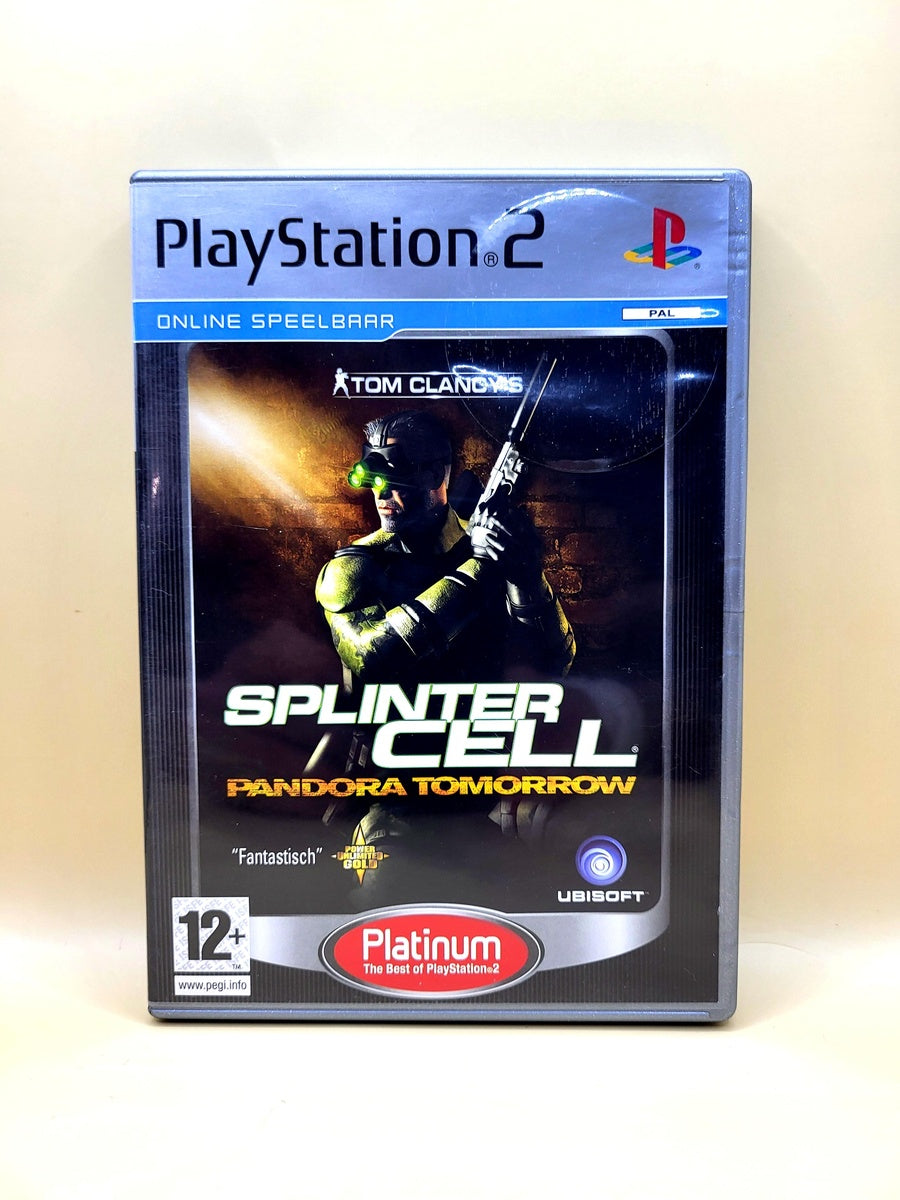 Splinter Cell Pandora Tomorrow Platinum Geen Boekje - PlayStation 2 - PS2