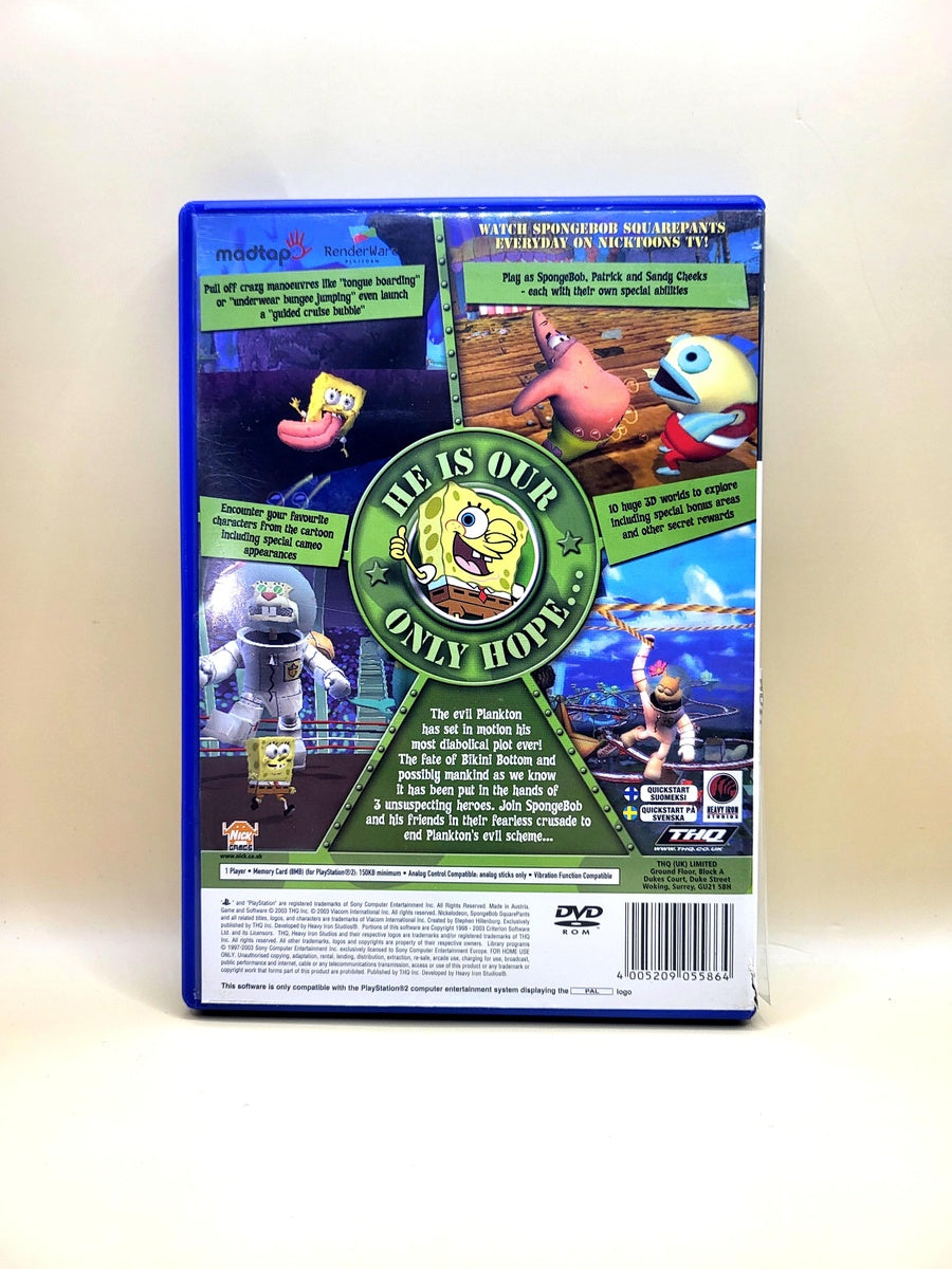 SpongeBob SquarePants Battle For Bikini Bottom - PlayStation 2 - PS2