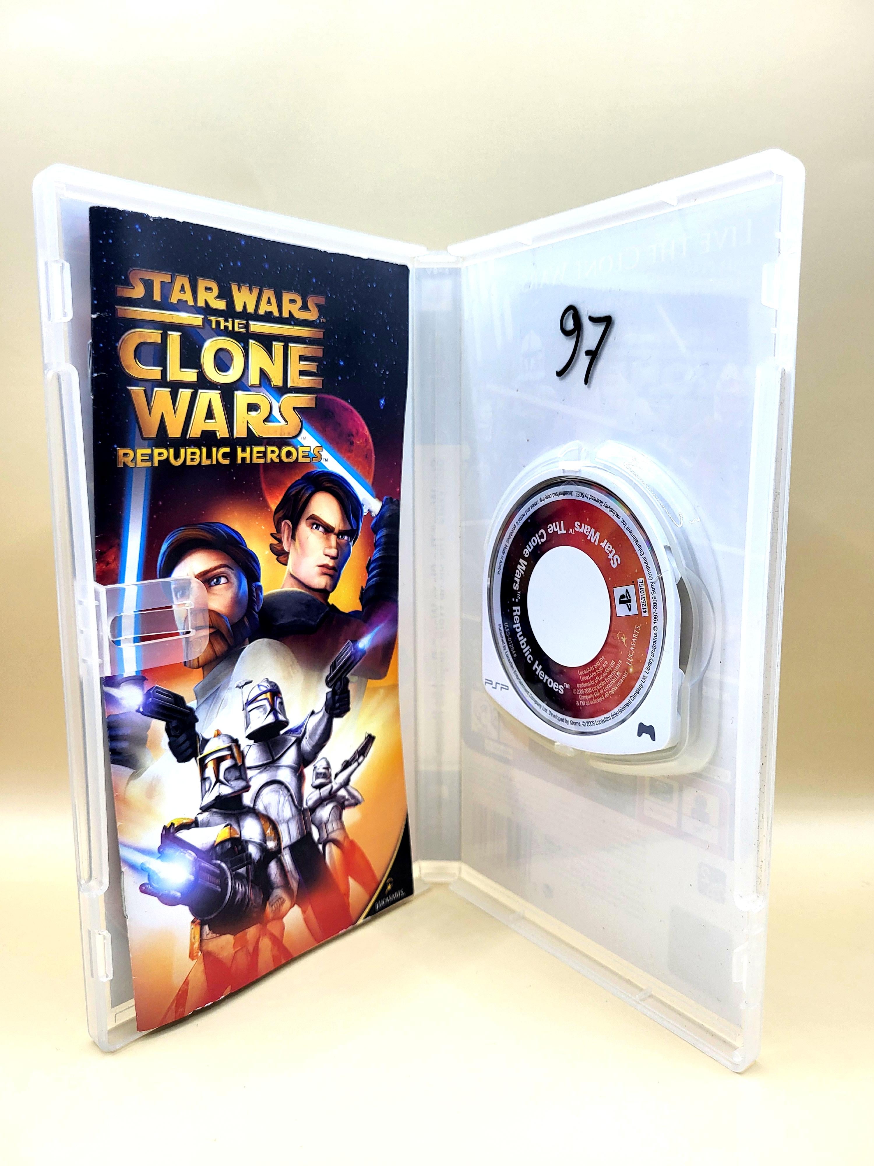 Star Wars The Clone Wars Republic Heroes PlayStation Portable PSP Open Doos