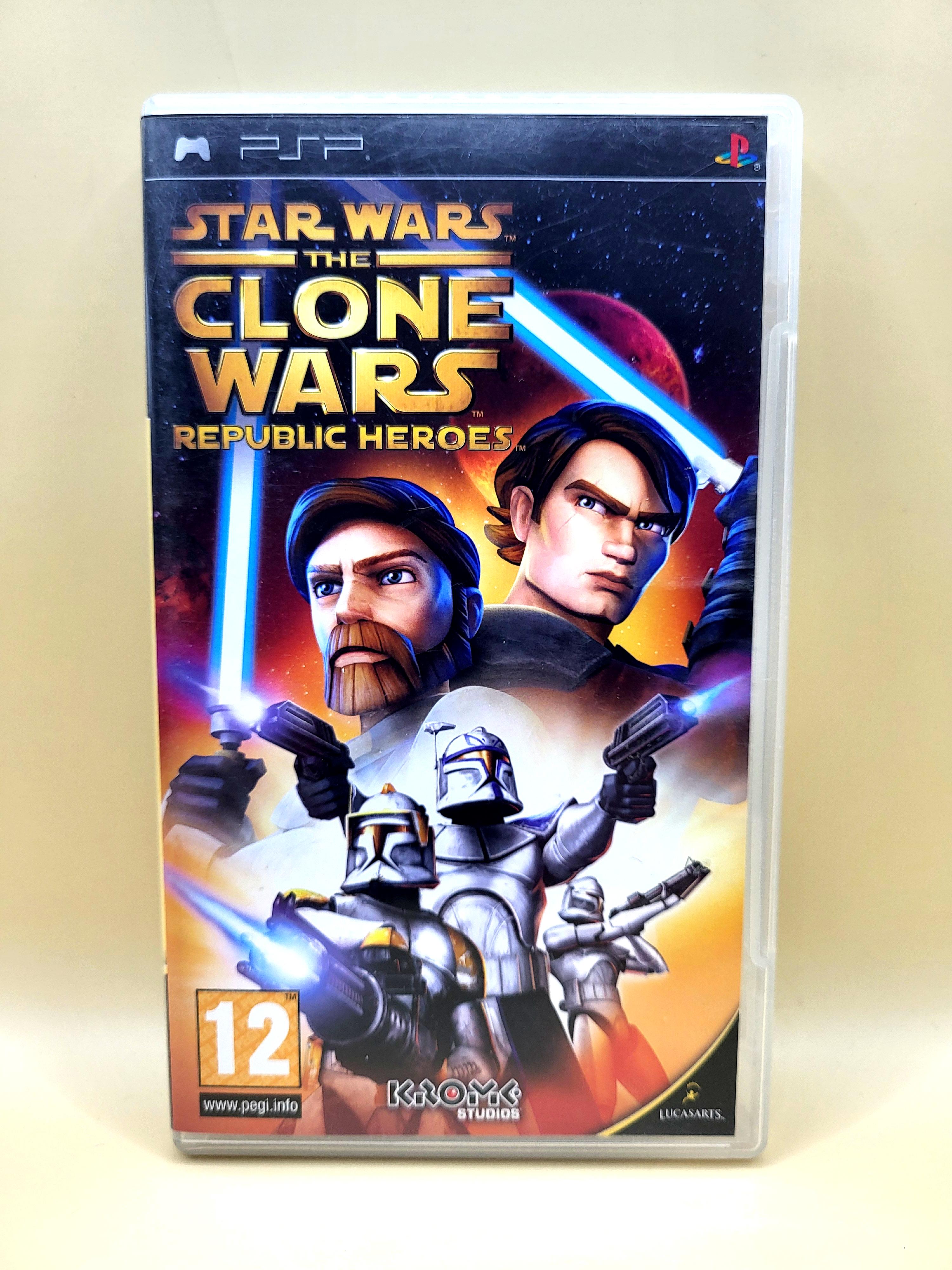 Star Wars The Clone Wars Republic Heroes PlayStation Portable PSP Voorkant