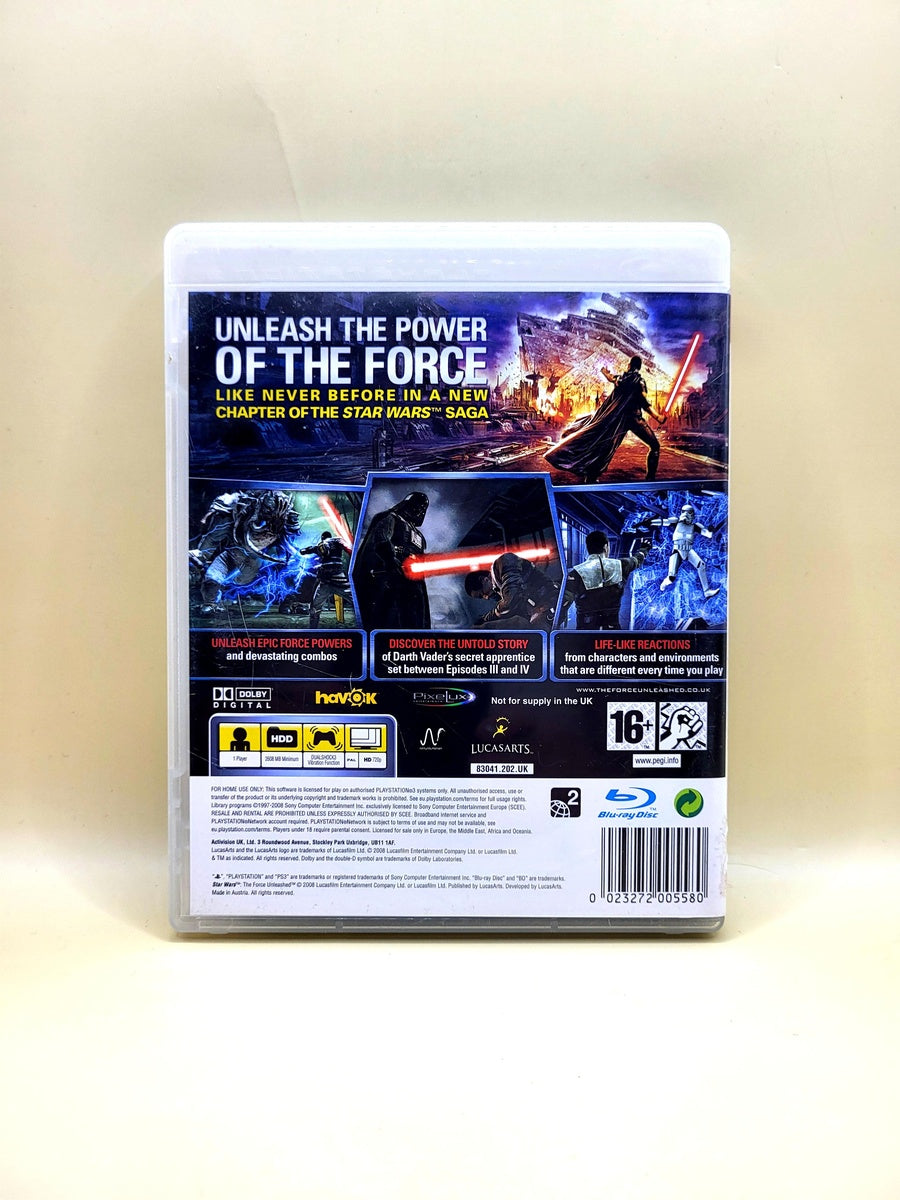 Star Wars The Force Unleashed - PlayStation 3 - PS3
