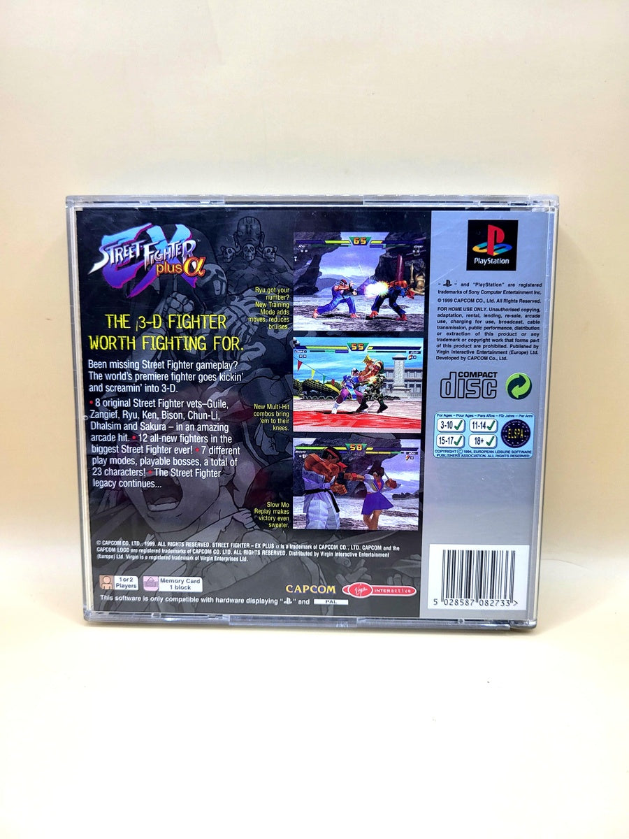 Street Fighter EX Plus Alpha (Platinum) - PlayStation 1 - PS1