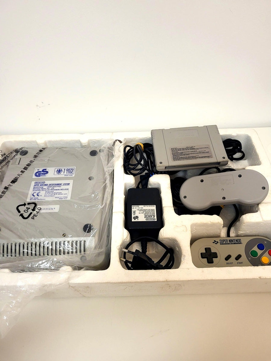 Super Nintendo Console Compleet In Doos - SNES