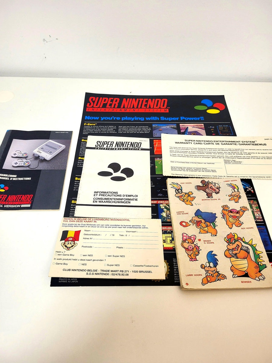 Super Nintendo Console Compleet In Doos - SNES