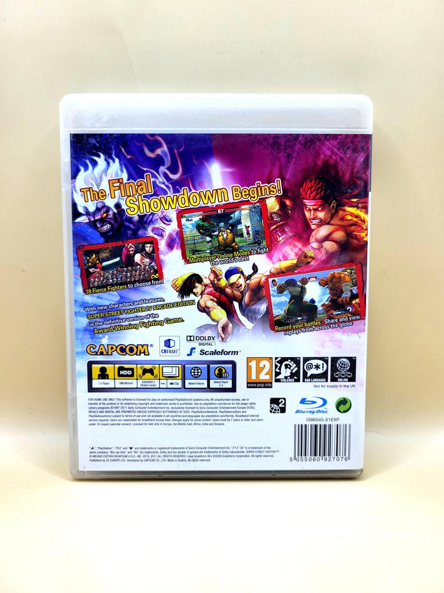 Super Street Fighter IV Arcade Edition - PlayStation 3 - PS3