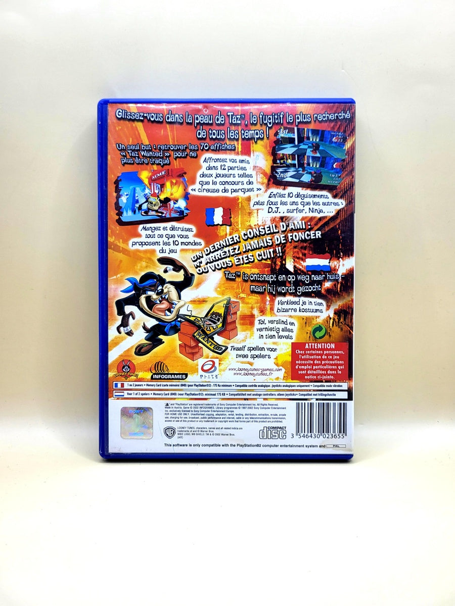 Taz Wanted - PlayStation 2 - PS2