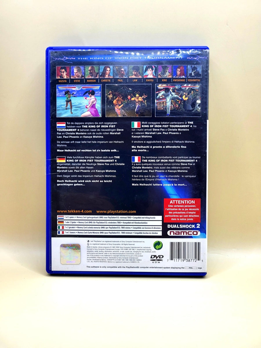 Tekken 4 (No Book or Bonus DVD) - PlayStation 2 - PS2