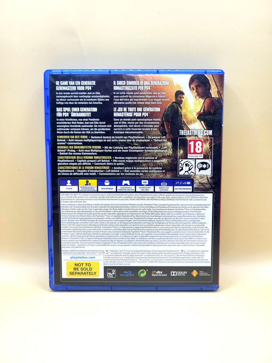 The Last Of Us Remastered (Hits) - PlayStation 4 - PS4