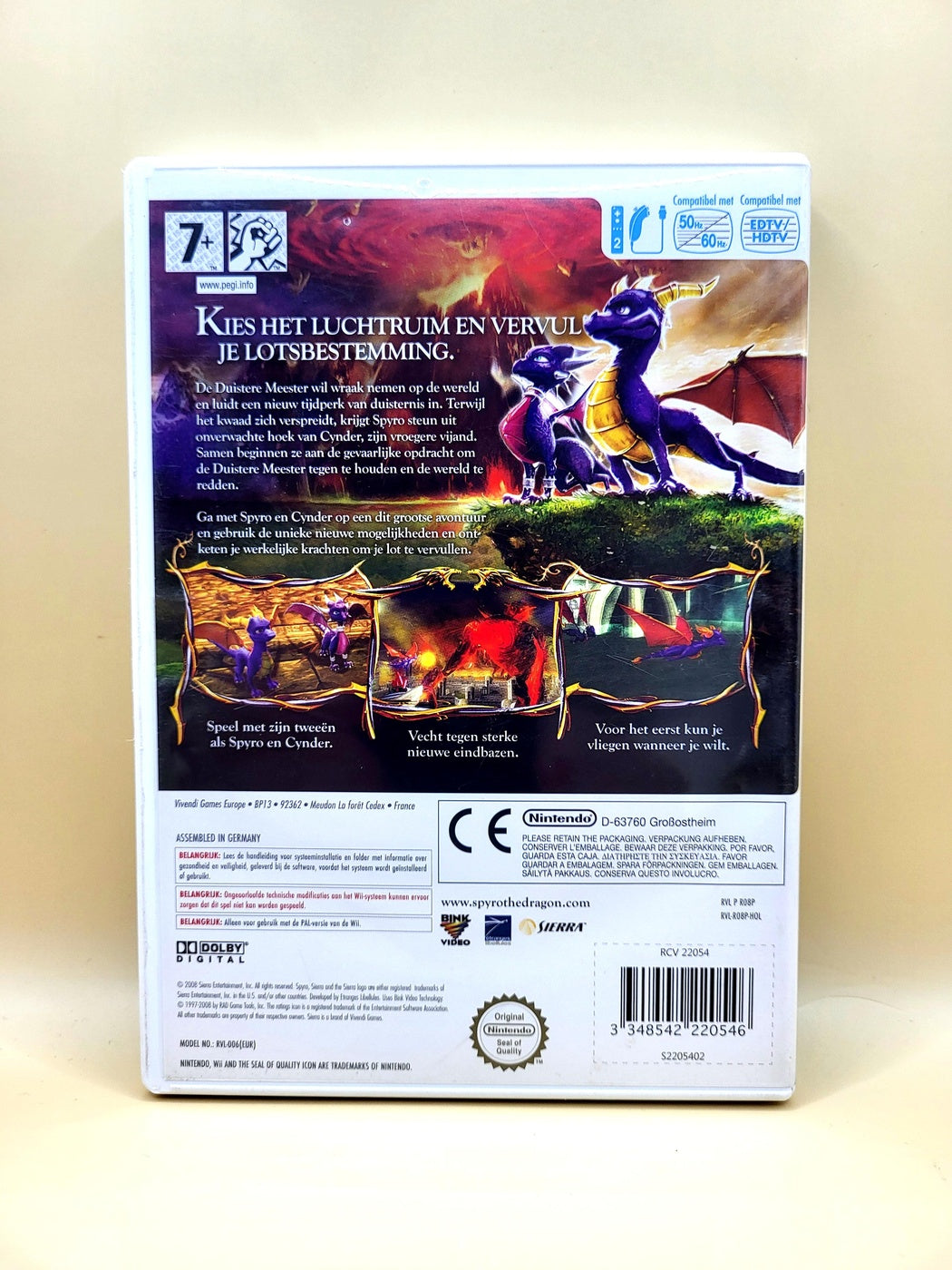 The Legend Of Spyro Dawn Of The Dragon - Nintendo Wii