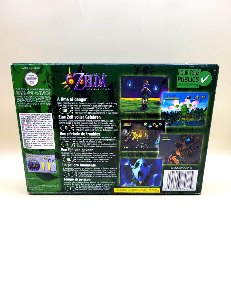 The Legend Of Zelda Majora's Mask Compleet - Nintendo 64 - N64