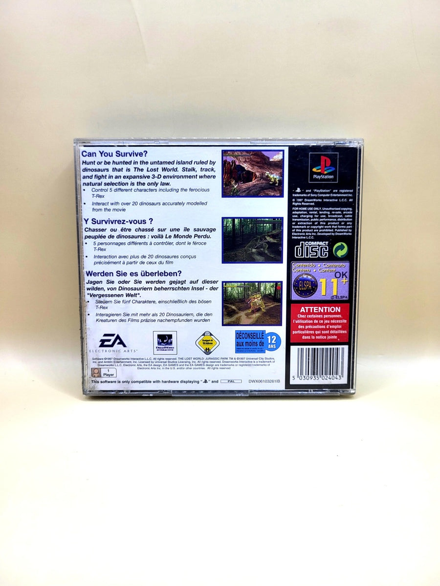 The Lost World Jurassic Park Classics - PlayStation 1 - PS1