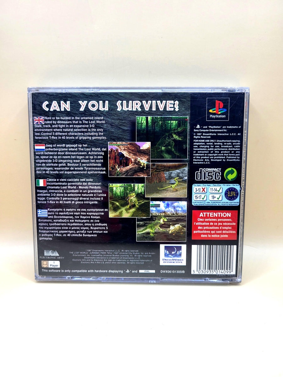 The Lost World Jurassic Park - PlayStation 1 - PS1