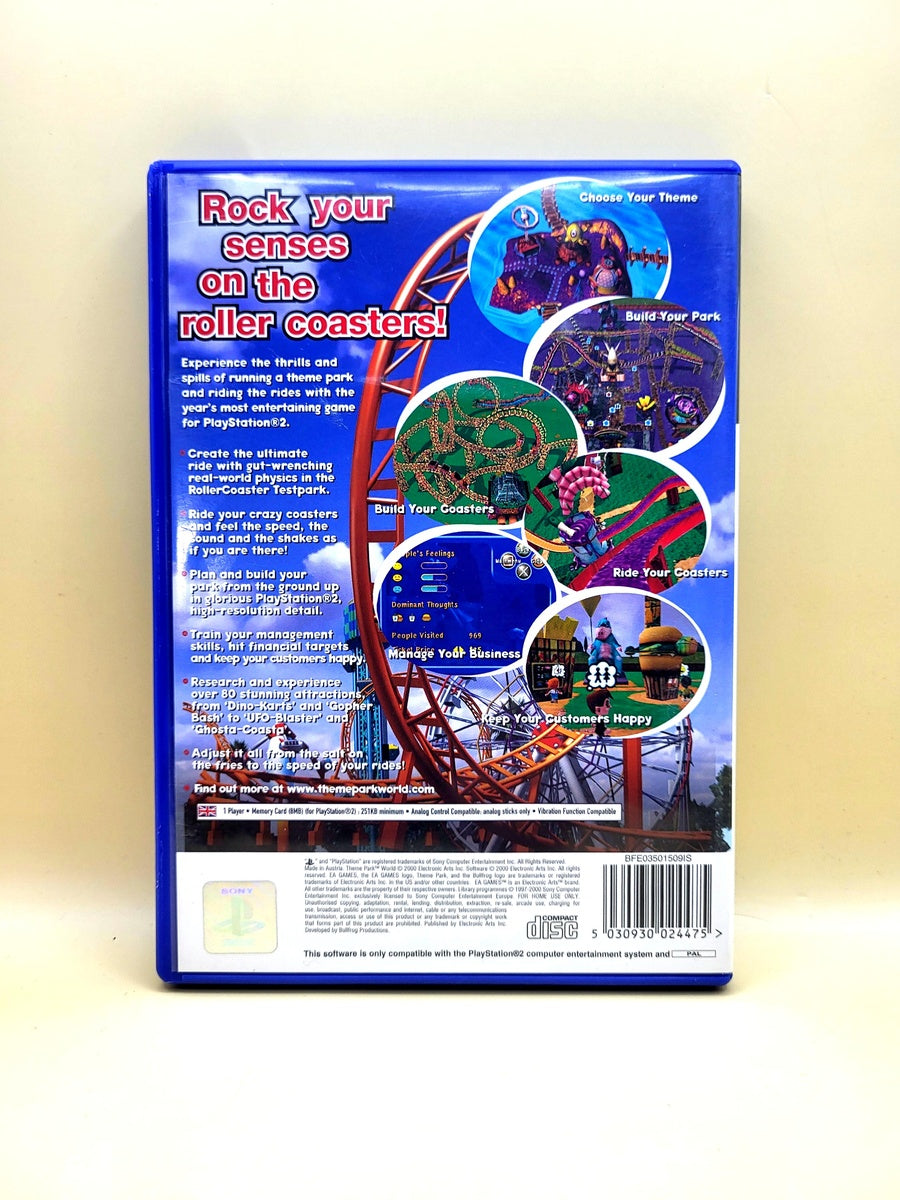 Theme Park World - PlayStation 2 - PS2