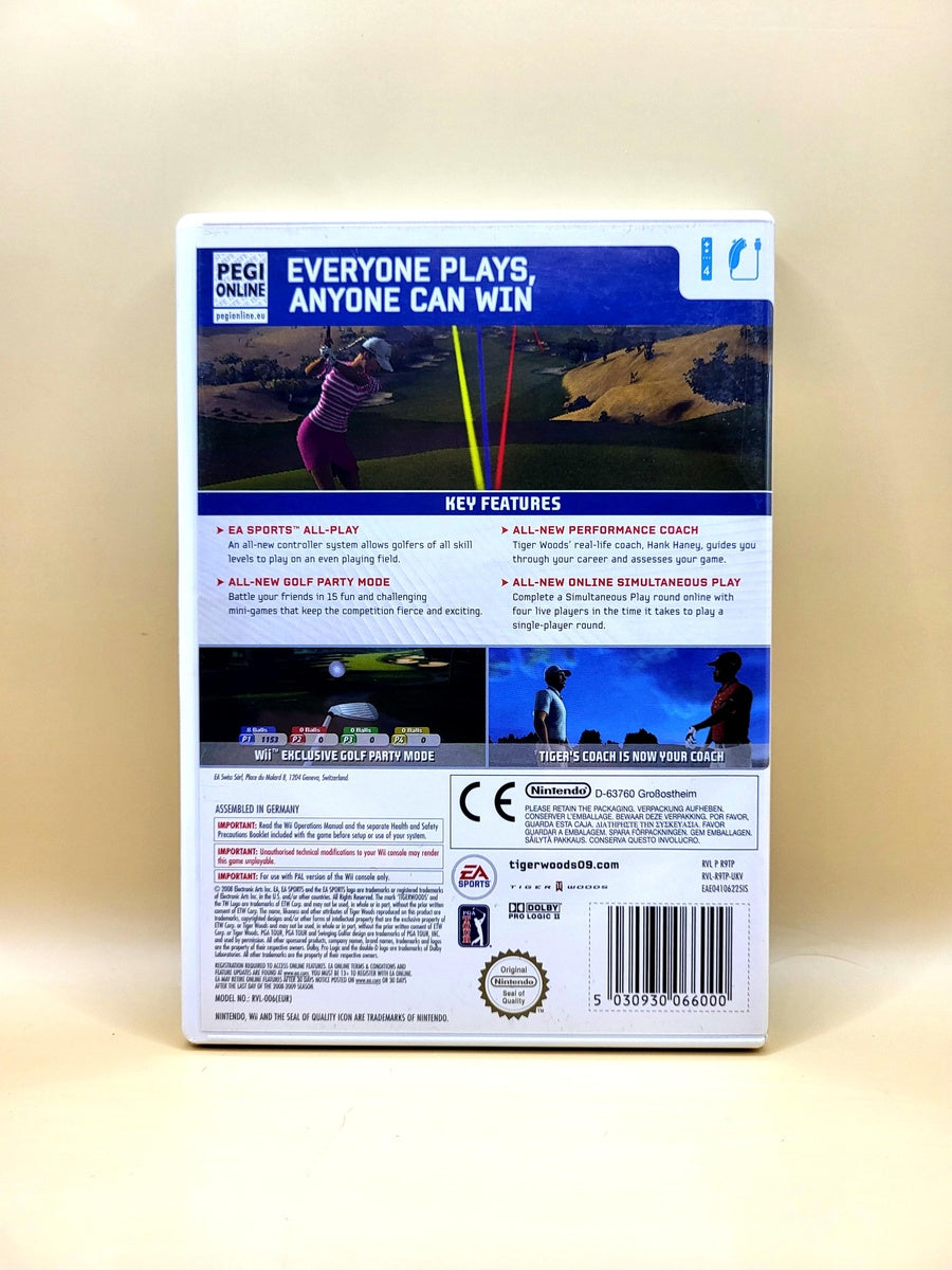 Tiger Woods PGA Tour 09 All Play - Nintendo Wii