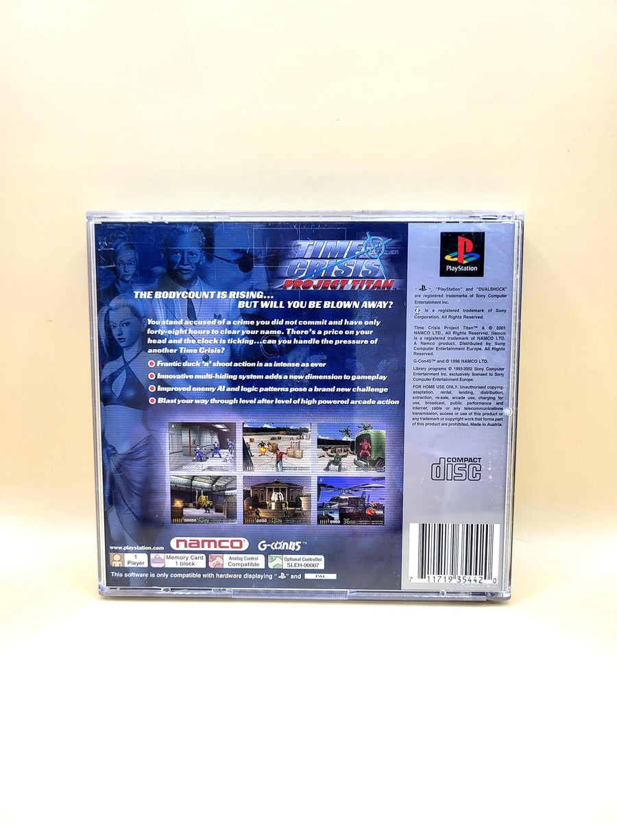 Time Crisis Project Titan (Platinum) - PlayStation 1 - PS1