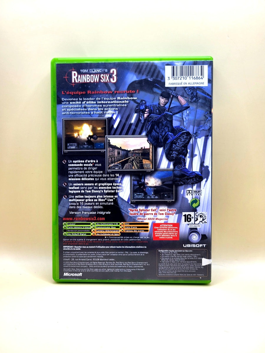 Tom Clancy's Rainbow Six 3 - Xbox Original