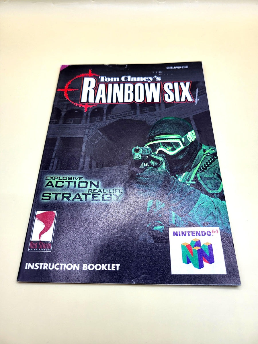Tom Clancy's Rainbow Six Manual - Nintendo 64 - N64