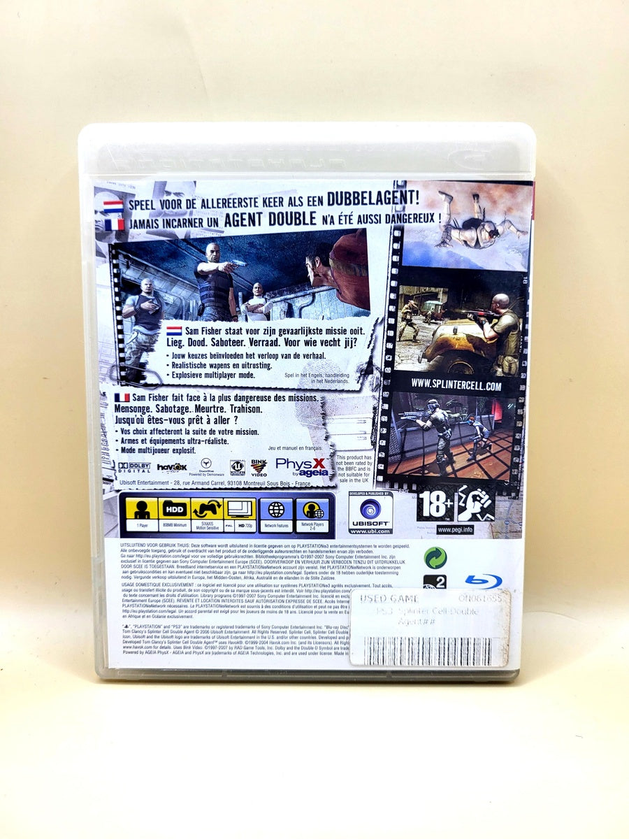 Tom Clancy's Splinter Cell Double Agent - PlayStation 3 - PS3