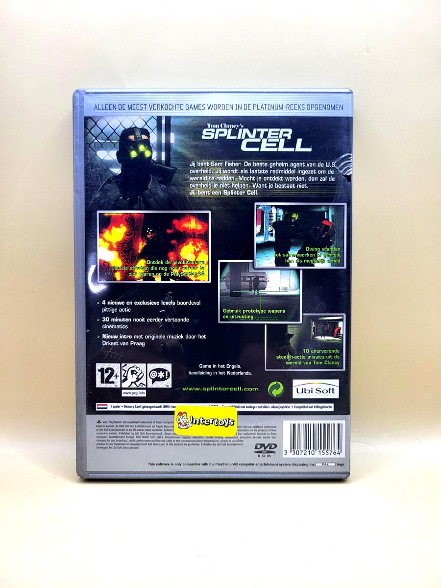 Tom Clancy's Splinter Cell Platinum - PlayStation 2 - PS2
