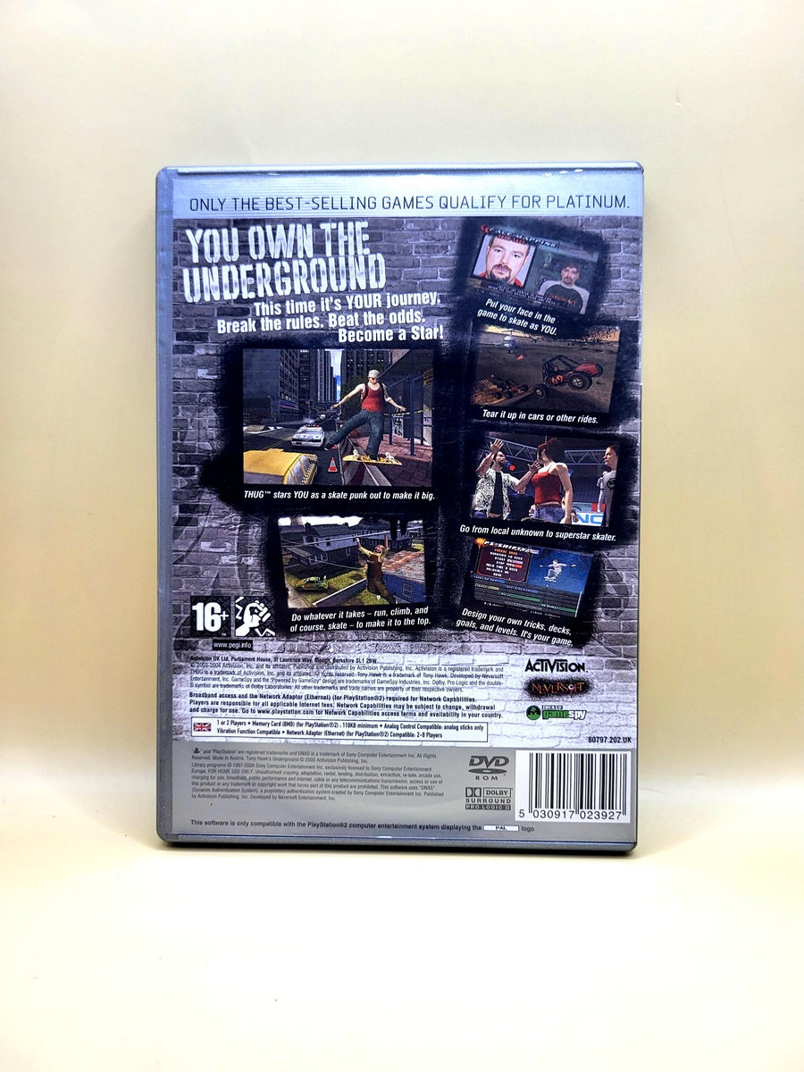 Tony Hawk's Underground Platinum - PlayStation 2 - PS2
