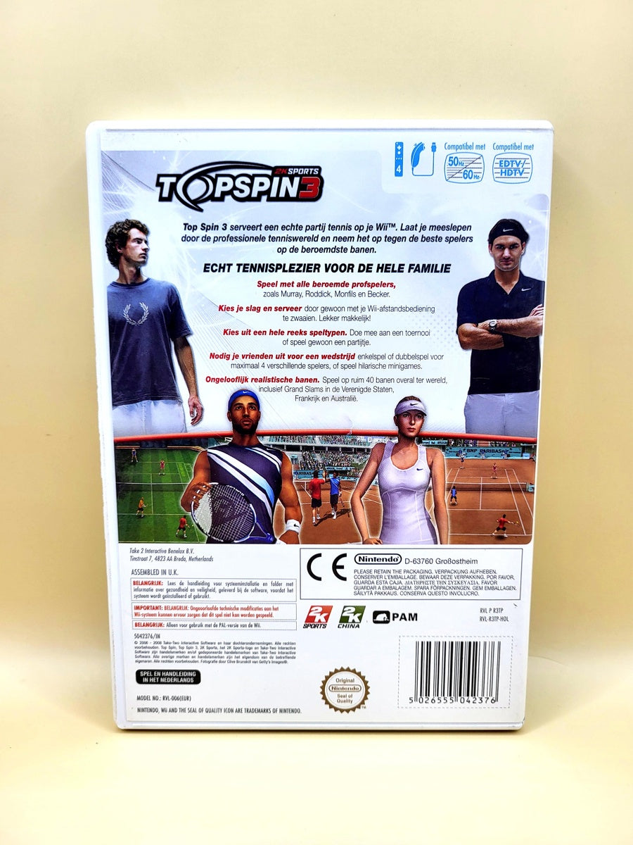 Top Spin 3 - Nintendo Wii