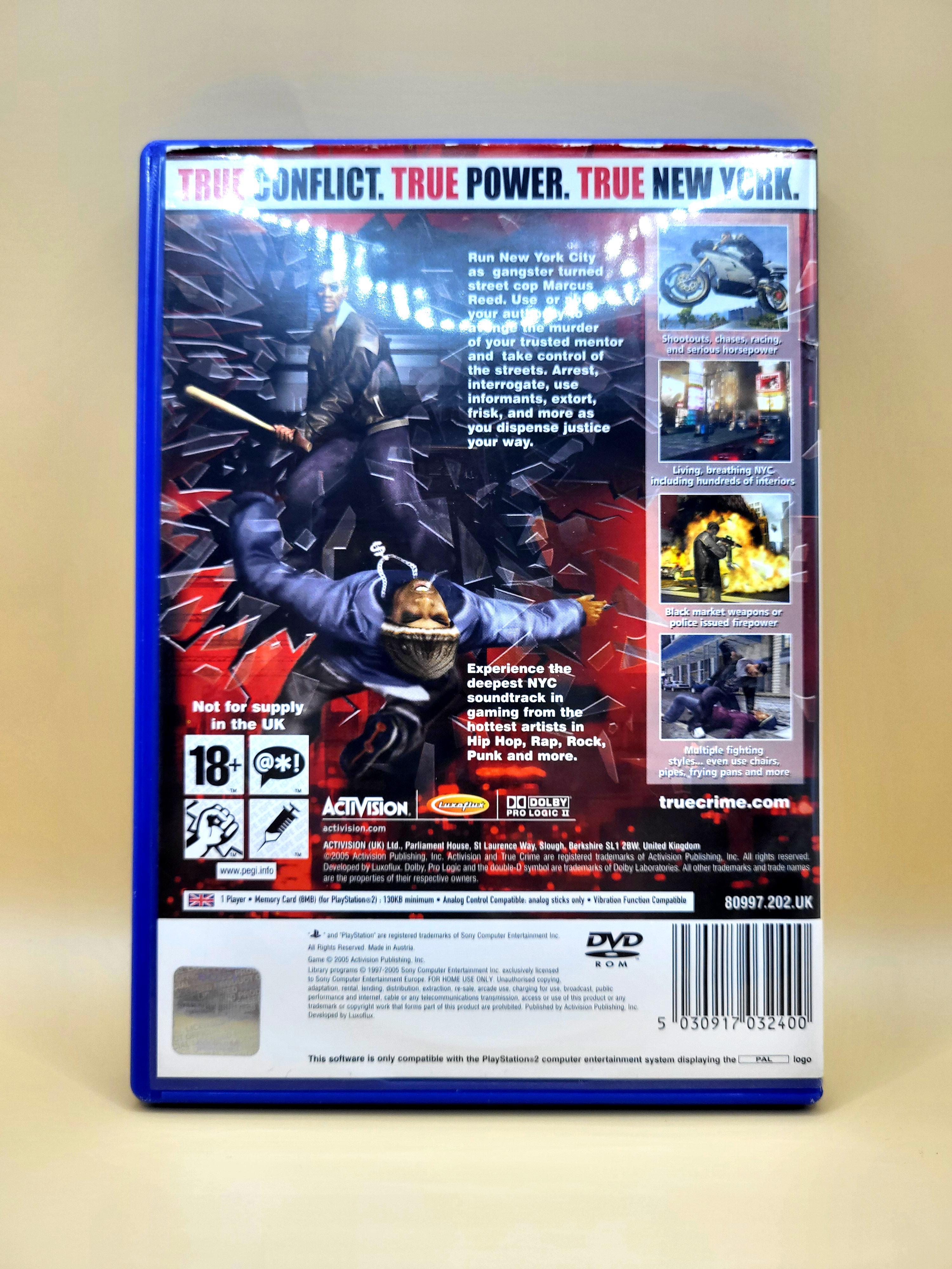 True Crime New York City - Playstation 2 - PS2