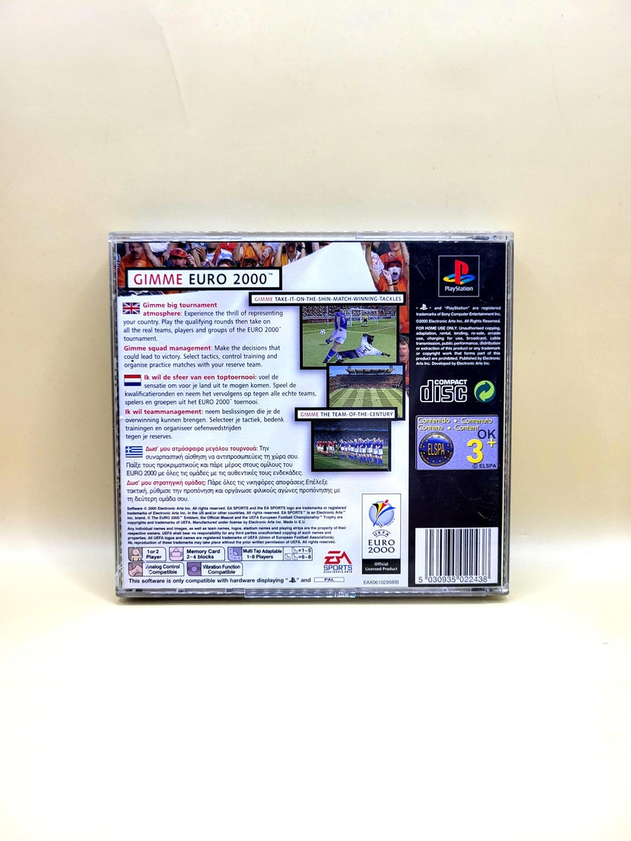 UEFA Euro 2000 - PlayStation 1 - PS1
