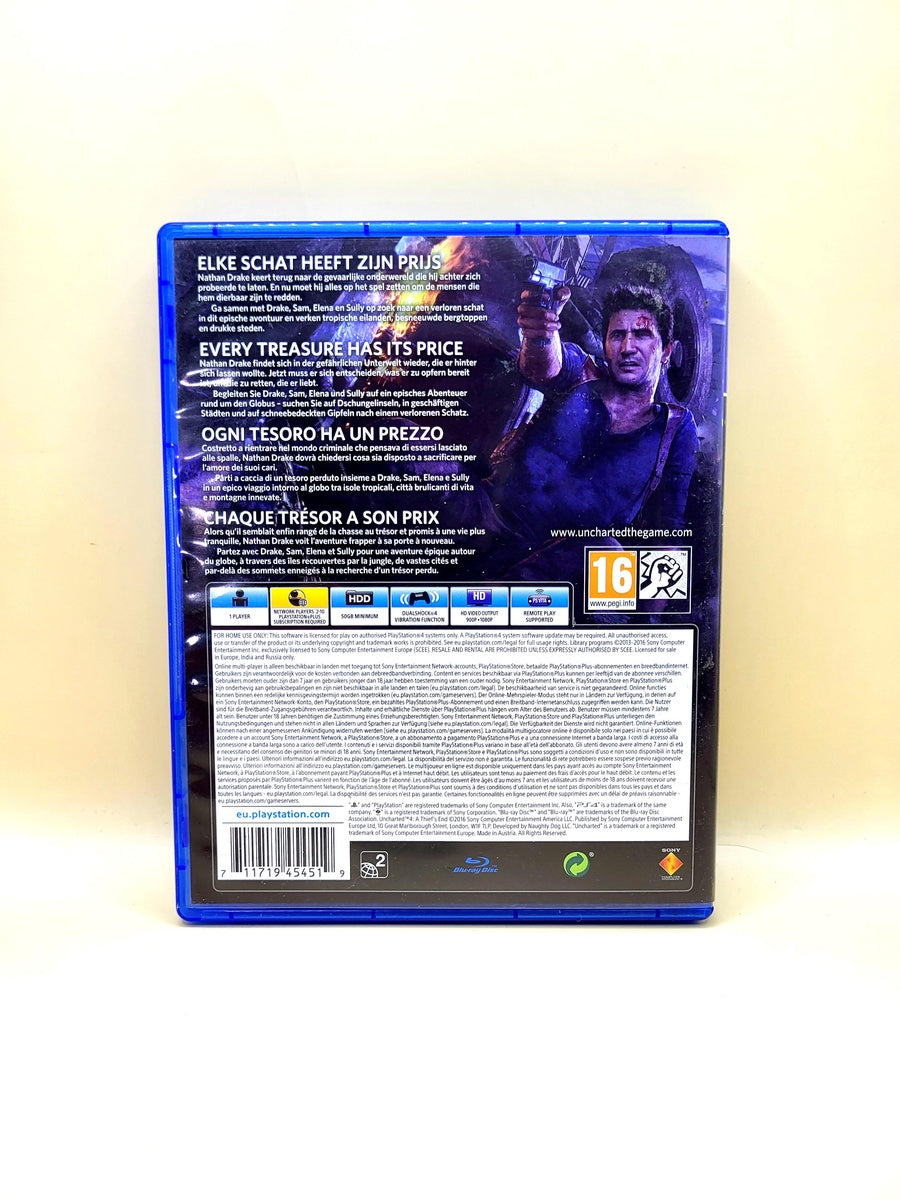 Uncharted 4 A Thief's End - PlayStation 4 - PS4