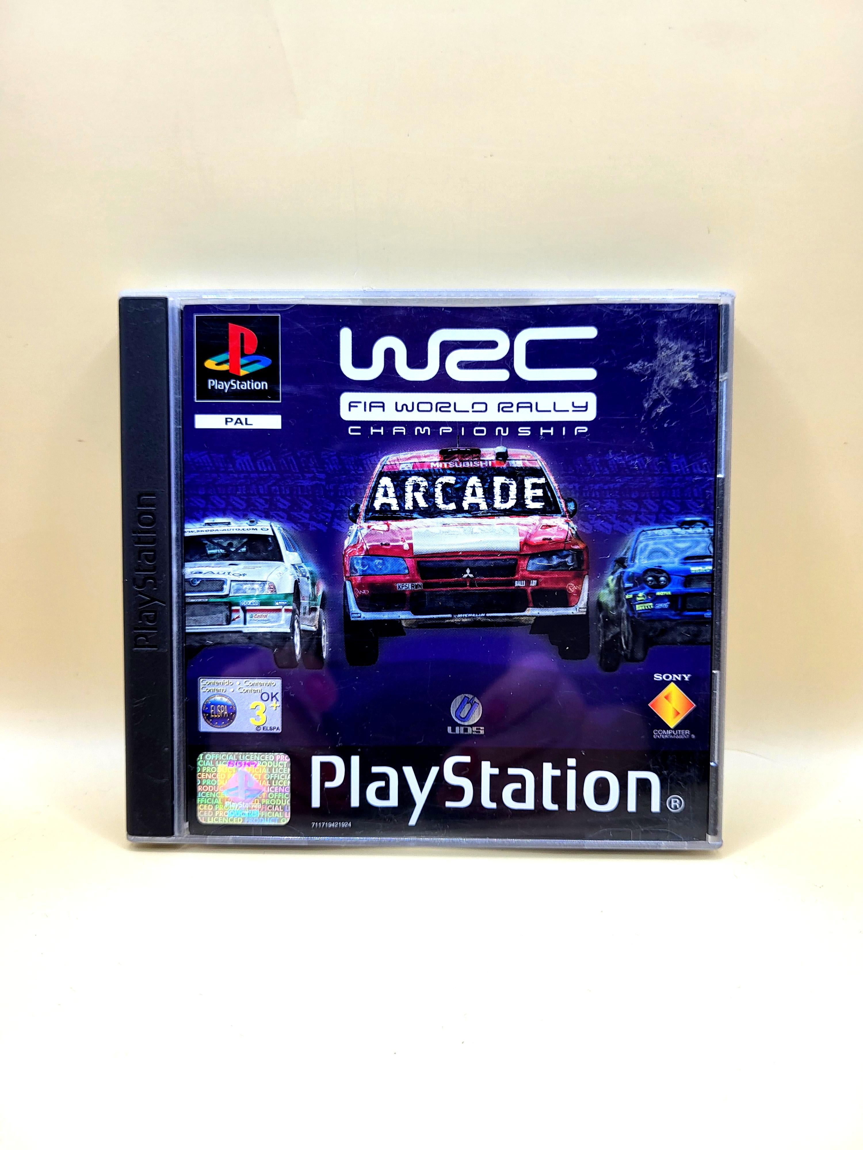 WRC FIA World Rally Championship Arcade PlayStation 1 PS1 Voorkant