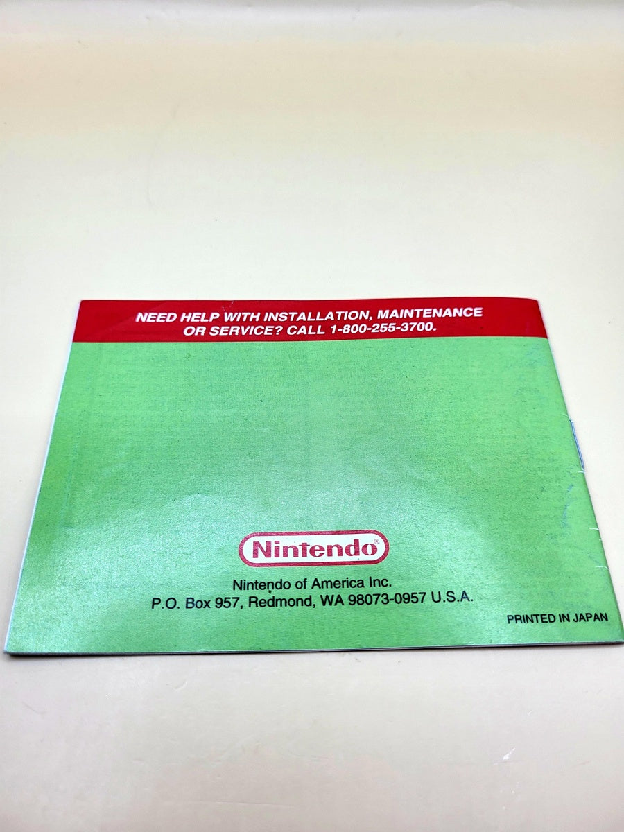 Wario Land Manual Game Boy