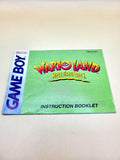 Wario Land Manual Game Boy
