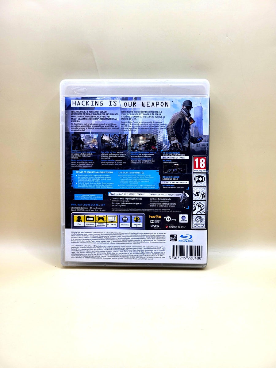 Watch Dogs Special Edition - PlayStation 3 - PS3