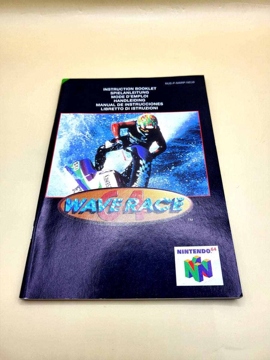Wave Race Manual - Nintendo 64 - N64