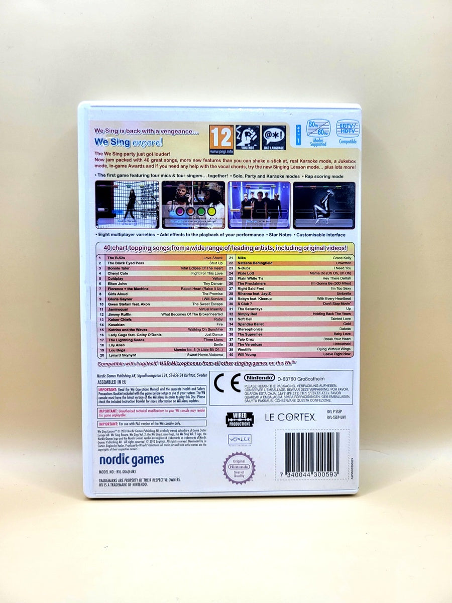 We Sing Encore - Nintendo Wii