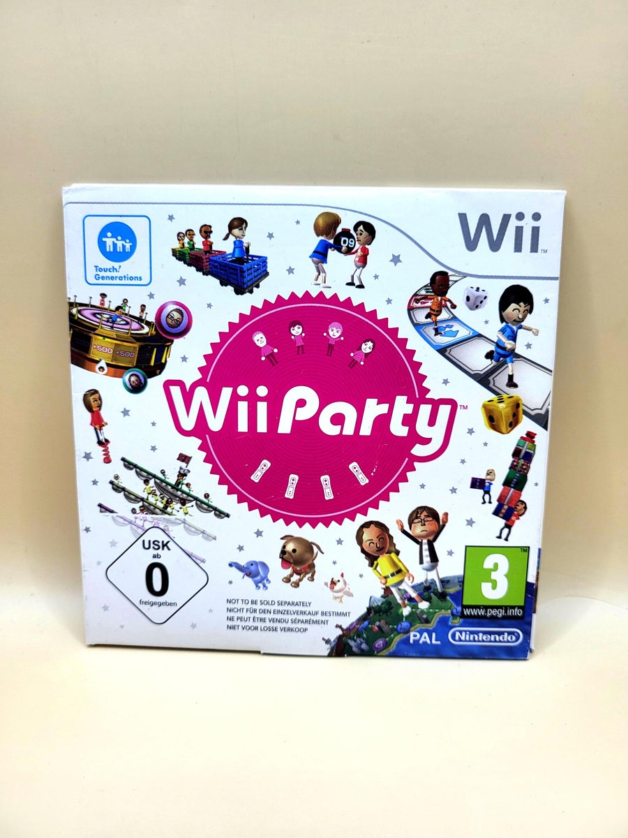 Wii Party Cardboard Sleeve - Nintendo Wii