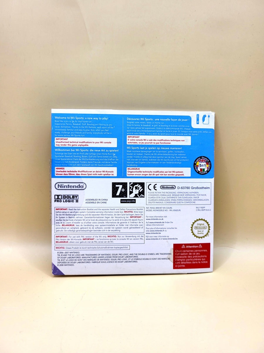 Wii Sports Cardboard Sleeve - Nintendo Wii