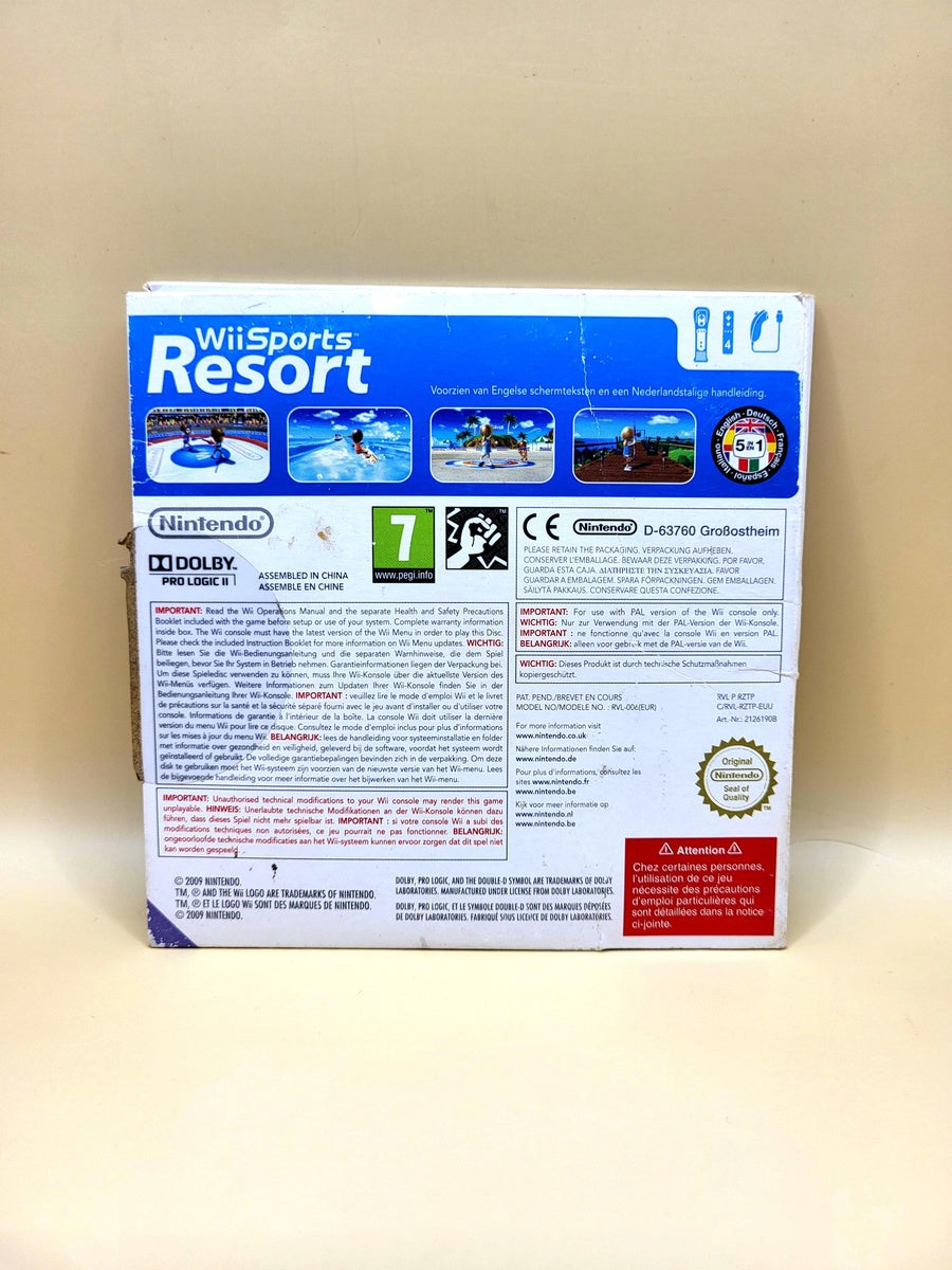Wii Sports Resort Cardboard Sleeve - Nintendo Wii